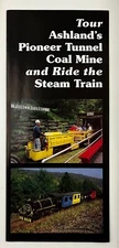 1990s Ashland PA Pioneer Tunnel Coal Mine Steam Train Vintage Travel Brochure