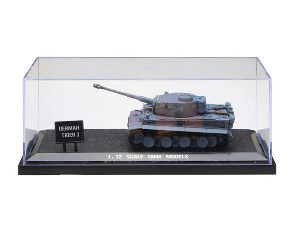 Tanque alemán Tiger I diecast escala 1/72 fundido a presión vitrina colección modelo de acción Foto 3 de 3