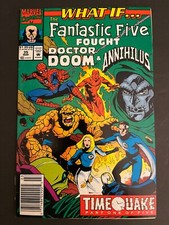 What If #35 Fantastic Four Fought Doctor Doom & Annihilus Comic Book - Sider-man