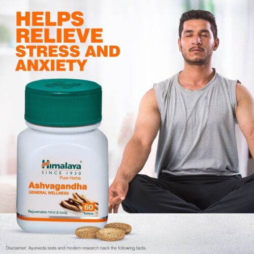 Himalaya Ashwagandha Ashvagandha Bienestar General e Inmunidad 60 PESTAÑAS ENVÍO GRATUITO - Imagen 3 de 8