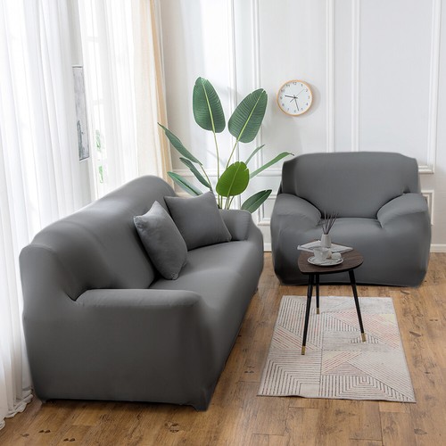 Sofa Covers 1 2 3 4 Seater High Stretch Lounge Slipcover Protector Couch Cover - Picture 81 of 168