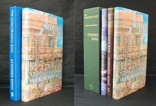 COLORADO KID Stephen King AUTHOR SIGNED LTD ED & MATCHING # ARTIST SET Chadbourn - Picture 1 of 11