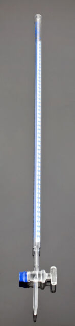 Bürette Strichteilung nach ISO 385 Kl. AS mit Chargenzertifikat Bürette Strichteilung nach ISO 385 Kl. AS mit Chargenzertifikat