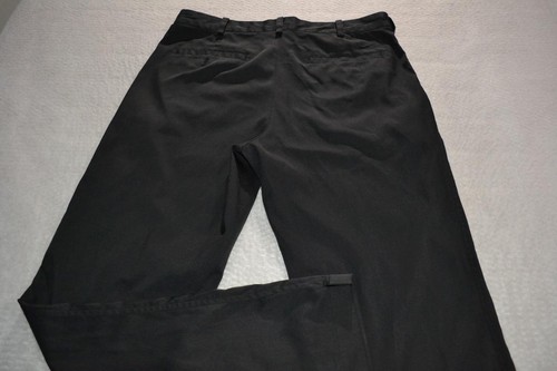 43321-a Nike Golf Pants Athletic Black Polyester Size 34 X 32 Adult Mens - Picture 9 of 9