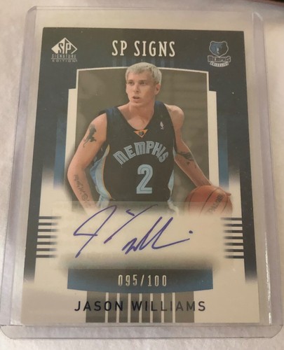 2004-05 SP SIGNATURE EDITION SIGNS JASON WILLIAMS WHITE CHOCOLATE AUTO 81/100  - Picture 1 of 2