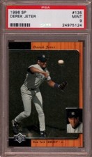 1996 UPPER DECK SP # 135 DEREK JETER ☆HALL OF FAME☆ NEW YORK YANKEES PSA 9 MINT
