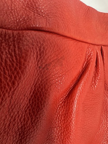 MARC by Marc Jacobs Bag Red Classic Q Hillier Leather Large Hobo GUC. Ret$450. - Picture 8 of 19