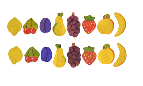 Wooden Fruits Matching Game - Picture 2 of 2