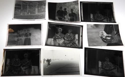 #6 Lot 99 Vtg 1930s 1940s 1950s Photo NEGATIVES American Family Men Women Kids - Picture 12 of 17