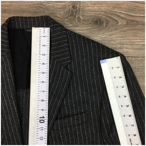 BANANA REPUBLIC Mens Blazer Sport Coat Casual Jacket Size 44R Flannel Wool Suit - Picture 7 of 12