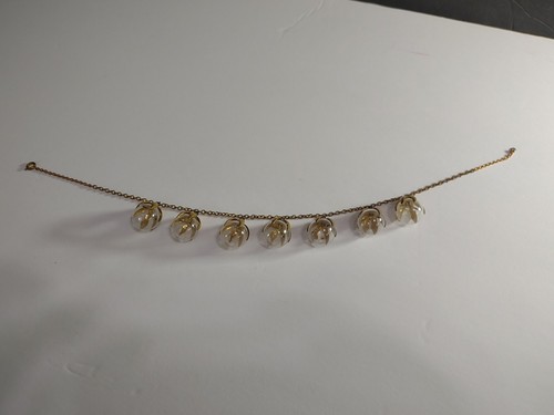Vtg Art Deco Miriam Haskell? Early Pools of Light Drop Necklace Chinese Chi RARE - Picture 15 of 22
