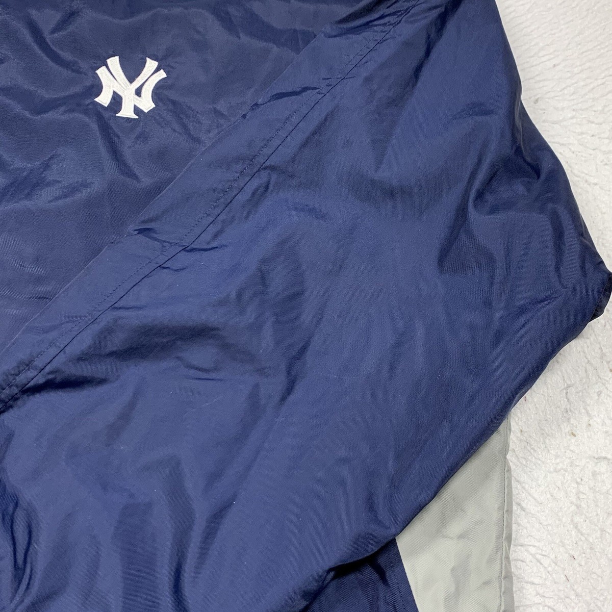 Majestic NY Yankees Windbreaker Jacket Mens 2XL XXL Blue