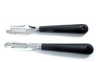 Set of 2 New Stainless Steel Fixed Blade Basic Vegetable Peelers