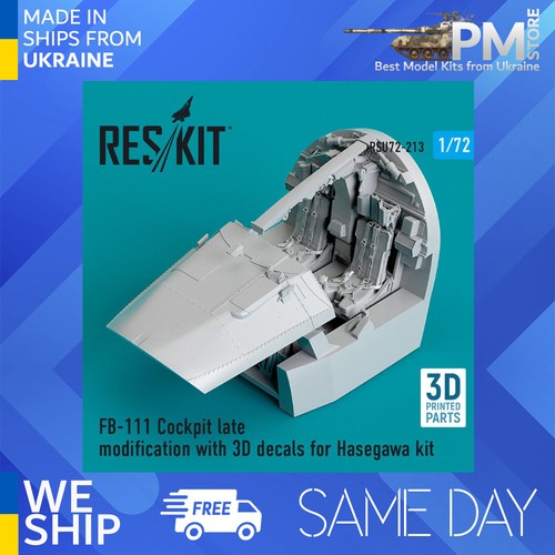 Reskit RSU72-0213 1/72 FB-111 Cockpit late modification with for Hasegawa kit - Picture 1 of 2