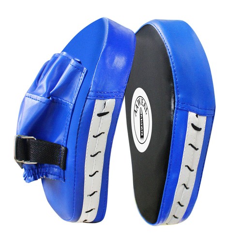 Training Punch MMA Strike Curved Pad Kick Muay Thai Sprin Boxing Focus Mitts Pad - Picture 4 of 4