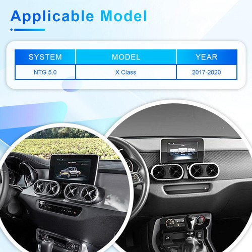 For Benz X Class 2017-2020 NTG5.0 10.25'' Car Multimedia Screen Carplay Stereo - Picture 3 of 12