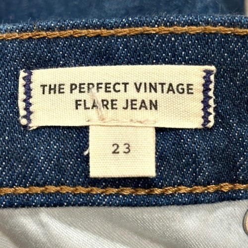 NUEVO Pantalones de mezclilla acampanados vintage Madewell para mujer talla 23 lavado oscuro estilo retro - Imagen 8 de 10