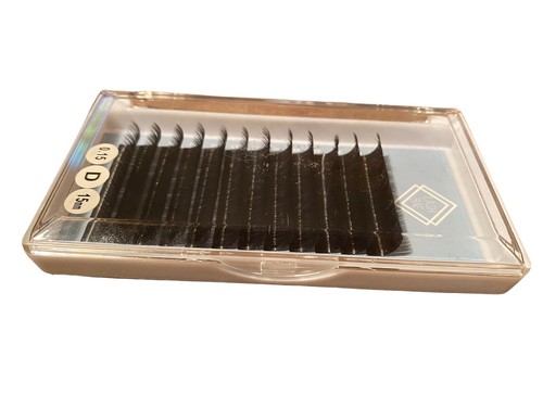 LASH BAE Wimpernverlängerung Einzelwimpern 0,15 mm D Curl 15 mm Nerz Wimpern - Bild 4 von 5