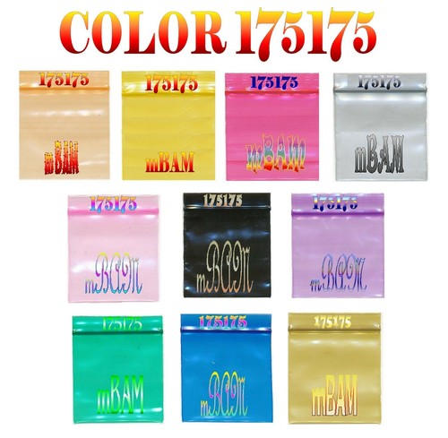 PACK DE 100 MINI BOLSAS DORADAS 175175 Apple Zip 1.75X1.75" - Imagen 2 de 11