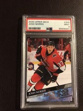 2020 Upper Deck Series 1 Young Guns #209 Josh Norris PSA 9 MINT Rookie Senators