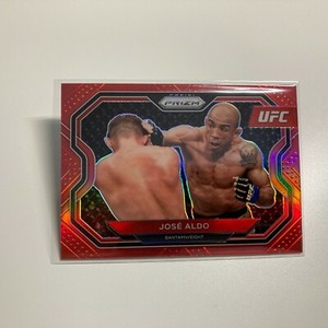 Jose Aldo 2021 Panini Prizm UFC Red Refractor Card 252/275 #111