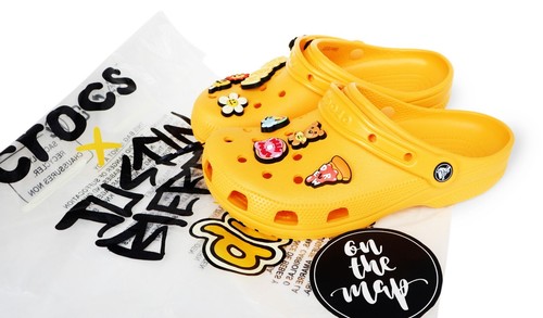 Crocs Classic Clog x Justin Bieber Drew House Yellow UK 4 5 6 7 8 9 12 13 US New - Picture 1 of 10