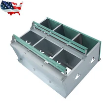 Metal Chicken Nesting Boxes 6 Compartment Poultry Nest Box Wall Mount For Hens