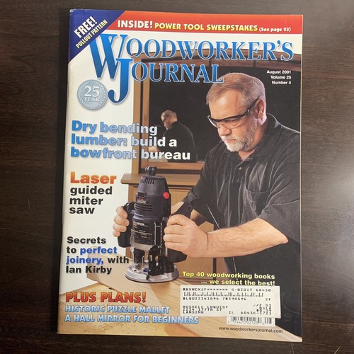 Vintage Woodworker’s Journal Aug 2001 Dry Bending Lumber Build A Bowfront Bureau - Picture 3 of 4