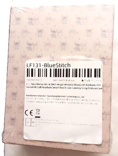 New Disney Angel Stitch Bluetooth Earbuds Wireless HiFi Sound HD Call Touch - Photo 3 sur 4