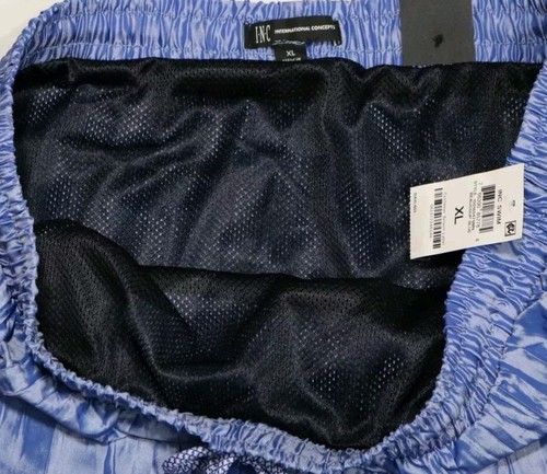 Pantalones Cortos de Natación INC INTERNATIONAL CONCEPT Para Hombres Aisha Garden Volley Azul Beaucoup XL - Imagen 7 de 7