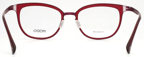 MODO 4100 MBURG Matte Burgundy Womens Cat Eye Eyeglasses 50-19-140 B:38 - Picture 8 of 15