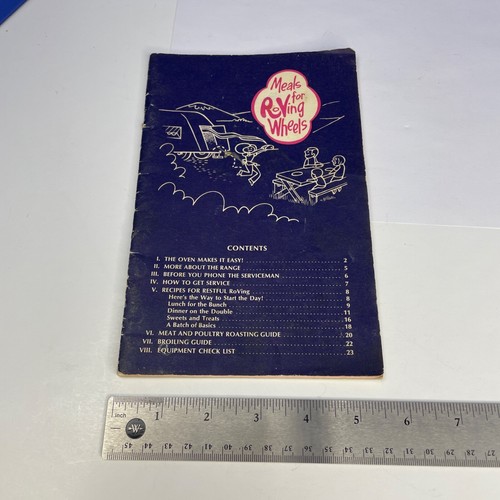 Meals for Roving Wheels 1973 by Magic Chef Recipes Repairs Booklet - Picture 5 of 7