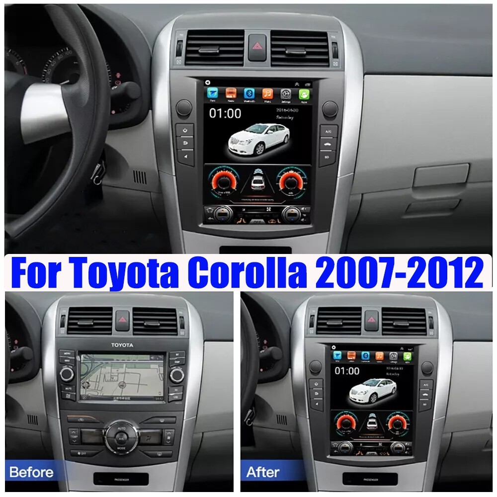 Android 13 Tesla Screen Car Radio For Toyota Corolla