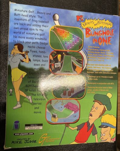 MTV's Beavis and Butt-Head Bunghole in One PC CD-ROM Windows 95 Golf Big Box - Picture 2 of 7