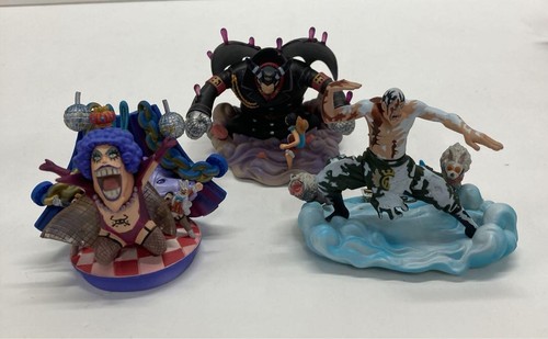 Lotto Figurine Diorama One Piece Logbox - Impel Down, Fire of War, senza scatole - Foto 17 di 24