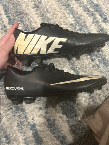Nike Mercurial Men’s Cleats Used Indoor Soccer Shoes US Size 8 - Picture 3 of 6