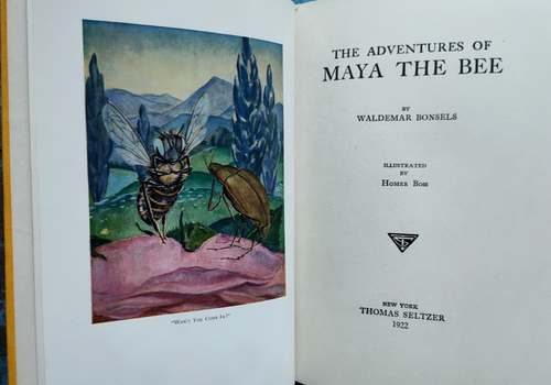 The Adventures Of Maya The Bee 1922 Waldemar Bonsels / Homer Boss Illustrations - Imagen 3 de 5