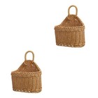  2 Pack Hängekorb Obst Obstkorb Geflochten Hängender Aufbewahrungskorb