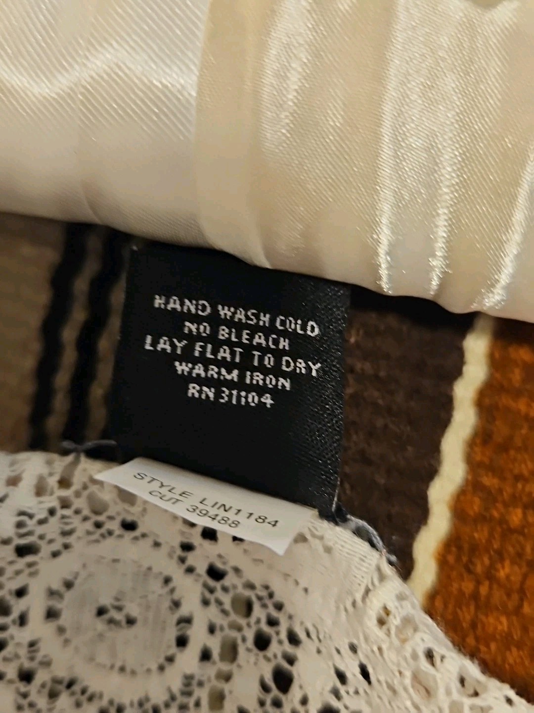 New Directions Sheer Patchwork Lace Insert Flowy … - image 7