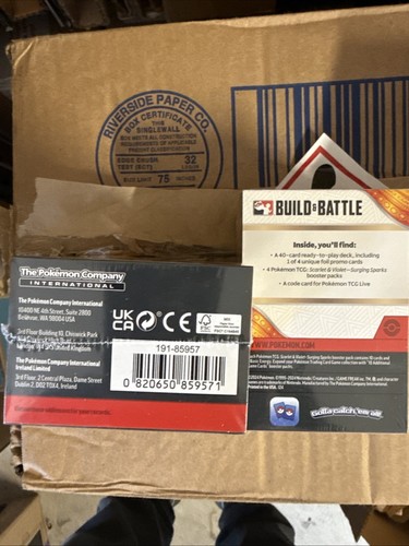 Pokemon TCG: Surging Sparks Build & Battle Box (SEALED/NEW) - 4 Packs - Picture 3 of 3