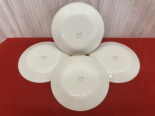 1970 4 Scheiben. Corelle Country Veilchen Elfenbein Blau Blumen Brot Butter Teller - Bild 2 von 4