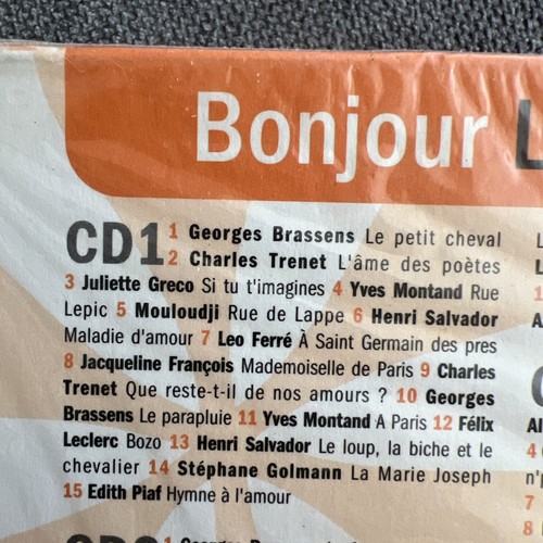 BONJOUR LA FRANCE Edith Piaf Montand Greco Brassens 2005 CD Import NEW SEALED - Imagen 10 de 12