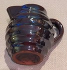 Vintage Brown Iridescent Creamer Dish From Japan
