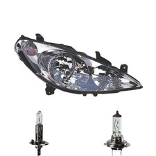Halogen Scheinwerfer rechts H1 für Peugeot 307 SW CC inklusive Lampen