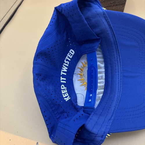 Twisted Tea Hard Iced Tea Blue SnapBack Cap Hat One Size Adjustable - Picture 3 of 4