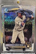 2025 Bowman Chrome Baseball JESUS MADE 1st Bowman Mojo Refractor #BCP-245