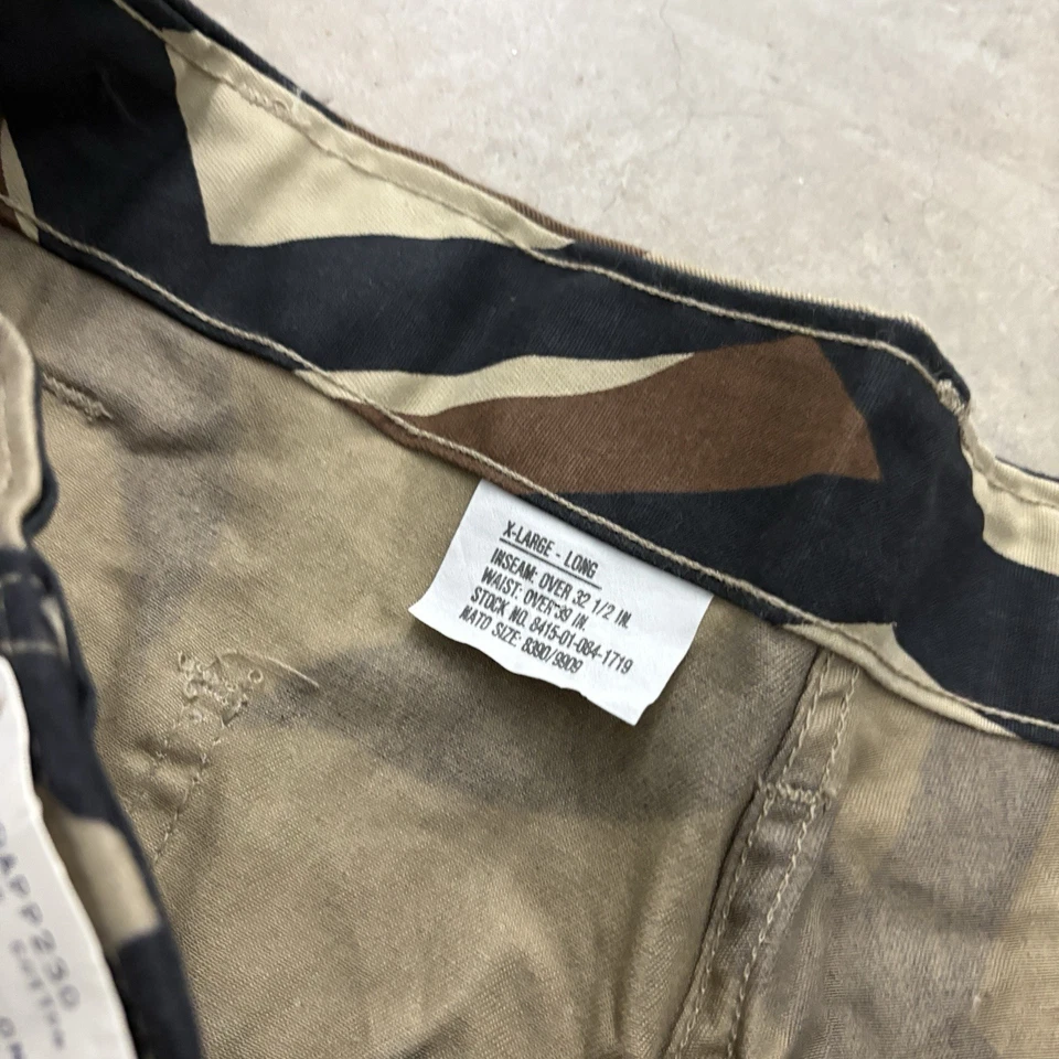 Calça camuflada masculina vintage ASAT longa brigada EUA caça troféu AOP tribal crocante - Imagem 3 de 4