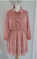 Zara Cotton Long Sleeve Short Casual Dresses For Women (Eur L)