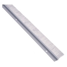 NATIONAL GUARD OV633A-48" Door Weatherstripping,Silver,4 ft L 53YA80