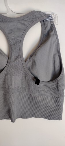 VICTORIA'S SECRET PINK SPORT 3 PLY CUPS SIZE MEDIUM GRAY SEAMLESS WIRELESS... - Picture 7 of 10